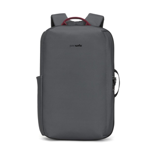 Anti-theft laptop backpack 18L Pacsafe Metrosafe X with 16' laptop pocket - dark gray.