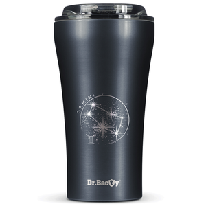 Dr.Bacty Apollo 2.0 thermal coffee mug - Gemini - 360 ml - Gunmetal