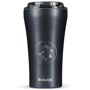 Dr.Bacty Apollo 2.0 thermal coffee mug - Libra - 360 ml - Gunmetal