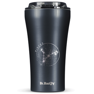 Dr.Bacty Apollo 2.0 thermal coffee mug - Pisces - 360 ml - Gunmetal