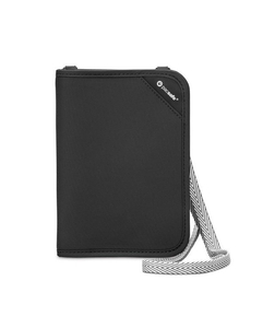 Men's small RFID Pacsafe V150 wallet - black