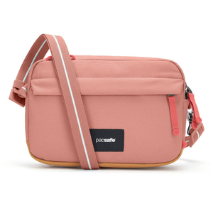 Small Pacsafe Go urban anti-theft bag - pink