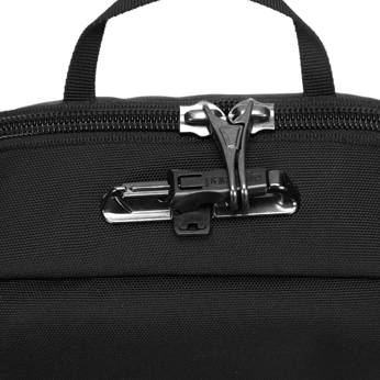 A small Pacsafe Metrosafe X 3 l anti-theft shoulder bag - black.