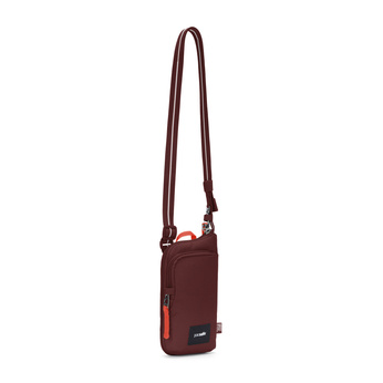 Anti-theft Pacsafe GO shoulder bag - burgundy