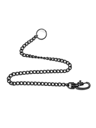 Anti-theft chain for wallet "Wallet chain" - Black