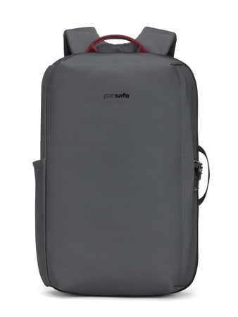 Anti-theft laptop backpack 18L Pacsafe Metrosafe X with 16' laptop pocket - dark gray.