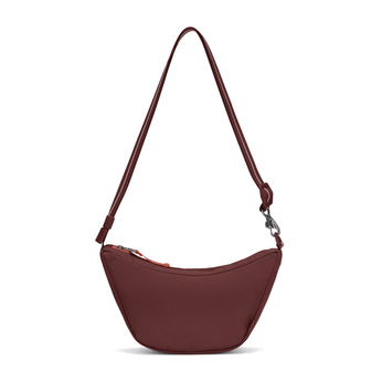 Anti-theft urban Pacsafe Go Lunar bag - burgundy