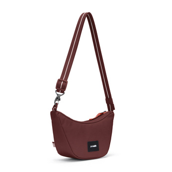 Anti-theft urban Pacsafe Go Lunar bag - burgundy