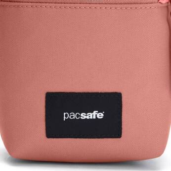 City anti-theft shoulder bag Pacsafe Go - pink