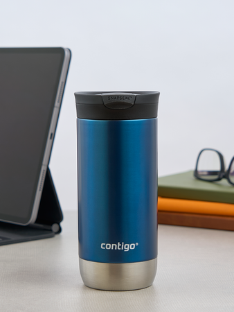 Contigo Huron 2.0 thermal mug with engraving 470ml - Gold