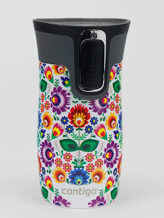 Contigo West Loop Mini 300ml thermal mug - Folklore - White Metallic