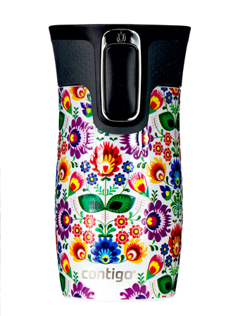 Contigo West Loop Mini 300ml thermal mug - Folklore - White Metallic