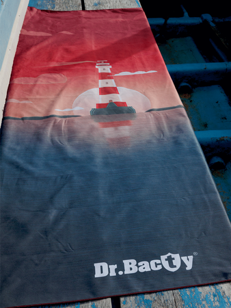 Dr.Bacty 70x140 double-sided quick-dry towel - Lighthouse