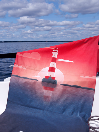 Dr.Bacty 70x140 double-sided quick-dry towel - Lighthouse