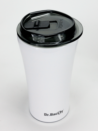 Dr.Bacty Apollo 2.0 thermal coffee mug - 360 ml - Glossy White