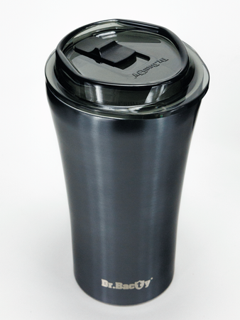 Dr.Bacty Apollo 2.0 thermal coffee mug - 360 ml - Gunmetal