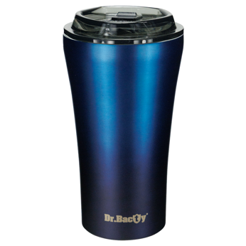 Dr.Bacty Apollo 2.0 thermal coffee mug - 360 ml - Monaco Blue -  I  love You