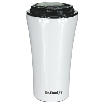 Dr.Bacty Apollo 2.0 thermal coffee mug - Aquarius - 360 ml - Glossy White