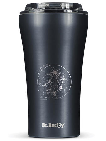 Dr.Bacty Apollo 2.0 thermal coffee mug - Libra - 360 ml - Gunmetal