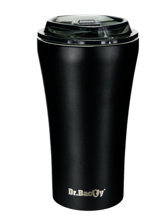 Dr.Bacty Apollo 2.0 thermal coffee mug - Tasty coffee - 360 ml - Black Matt