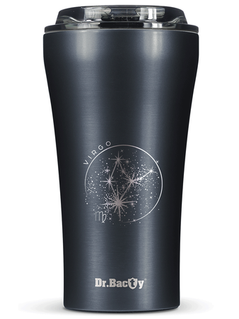 Dr.Bacty Apollo 2.0 thermal coffee mug - Virgo - 360 ml - Gunmetal