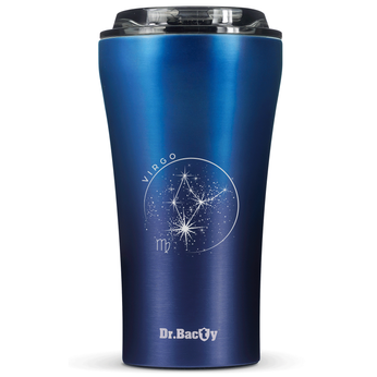 Dr.Bacty Apollo 2.0 thermal coffee mug - Virgo - 360 ml - Monaco Blue