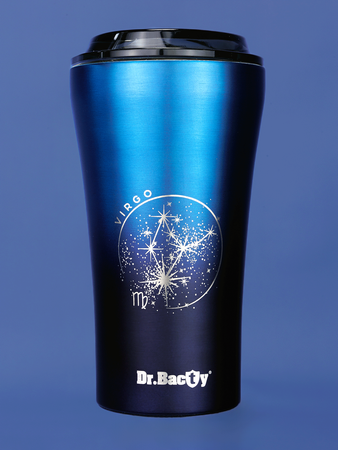 Dr.Bacty Apollo 2.0 thermal coffee mug - Virgo - 360 ml - Monaco Blue