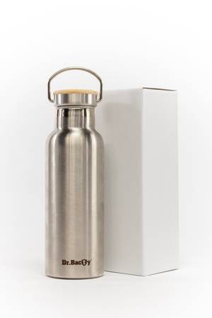 Dr.Bacty Iris 500 ml steel thermal bottle - Silver