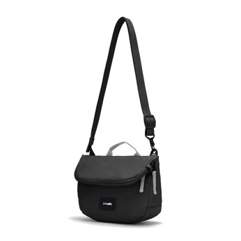 Folding women's anti-theft bag Pacsafe Go - black.