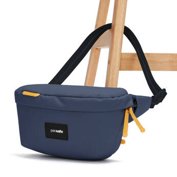 Hip pouch anti-theft Pacsafe Go - navy blue