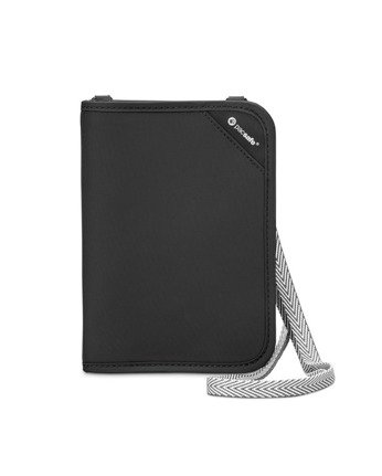 Men's small RFID Pacsafe V150 wallet - black