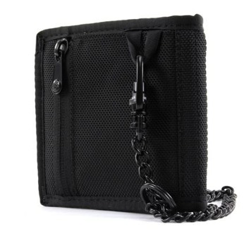 Men's small RFID Pacsafe Z100 wallet - black