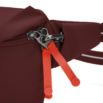 Pacsafe Go anti-theft fanny pack - maroon