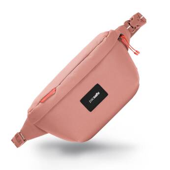 Pacsafe Go anti-theft hip pack - pink