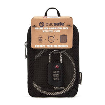 Padlock with steel cable Pacsafe Prosafe 1000 TSA