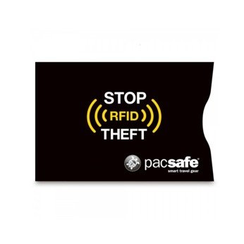 RFID card case/ anti-theft protecting from reading Pacsafe 2 pieces - black