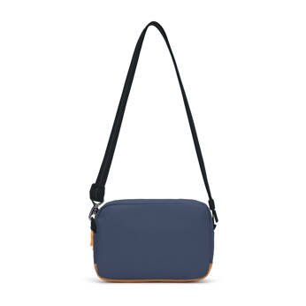 Small urban anti-theft bag Pacsafe Go - navy blue