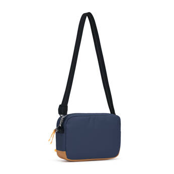 Small urban anti-theft bag Pacsafe Go - navy blue