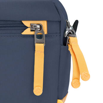 Small urban anti-theft bag Pacsafe Go - navy blue