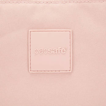 The Pacsafe GO anti-theft pouch bag - pink.