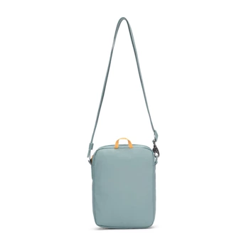 The Pacsafe Go anti-theft shoulder city bag - mint.