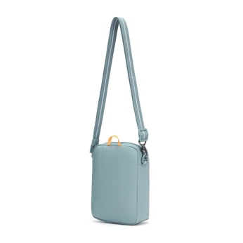 The Pacsafe Go anti-theft shoulder city bag - mint.