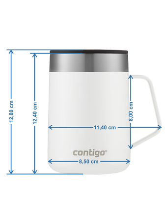 Thermal mug with ear Contigo Streeterville 420 ml - Blue