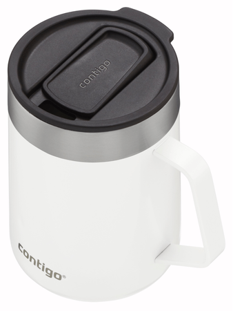 Thermal mug with ear  Contigo Streeterville 420 ml - White