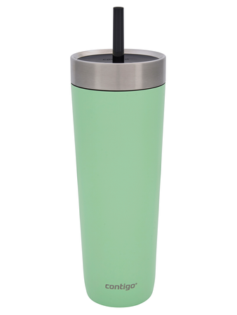 Thermal mug with straw Luxe Tumbler 720 ml - Cucumber