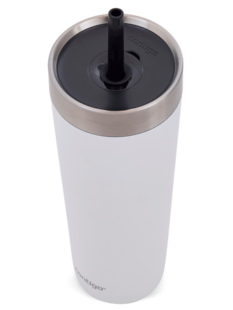 Thermal mug with straw Luxe Tumbler 720 ml - Salt