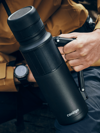 Travel thermos Contigo 1,2l - matte black