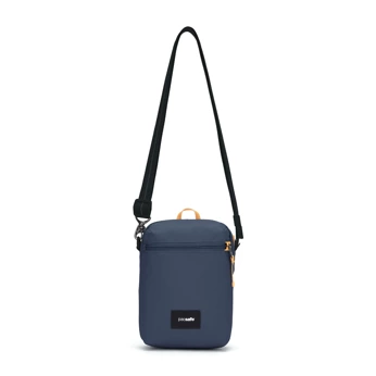 Urban anti-theft shoulder bag Pacsafe Go - navy blue.