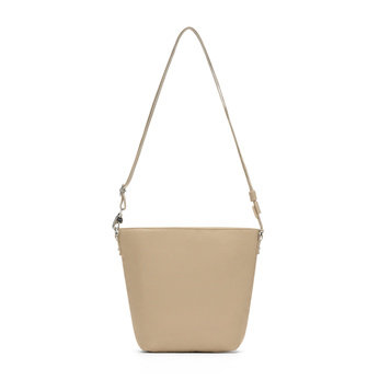 Women's anti-theft handbag Pacsafe W - beige