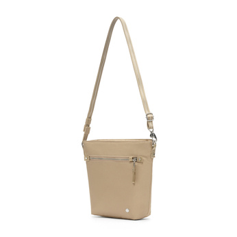 Women's anti-theft handbag Pacsafe W - beige